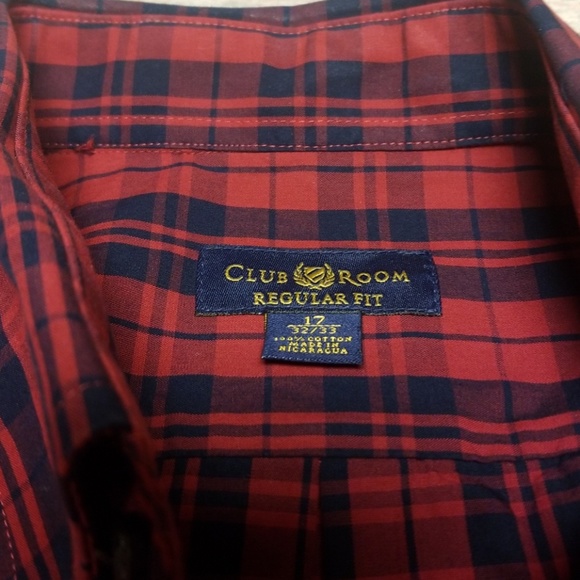 ✔ Club Room regular fit plaid shirt - Picture 2 of 6